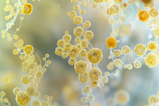 Candida Auris Macro Photo, a Pathogenic Fungus Microorganism, Pathogen Superbug, Urinary Infection