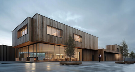 holzbau, moderne architektur,wooden construction, modern architecture