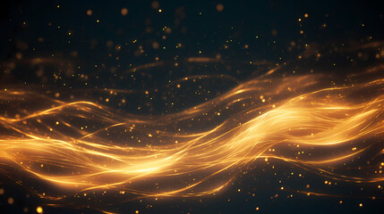 Magical abstract background with sparkling light trails - obrazy, fototapety, plakaty