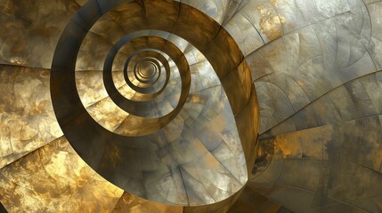 spiral in nature close up