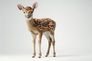 Papier Peint photo Lavable Antilope deer isolated on white