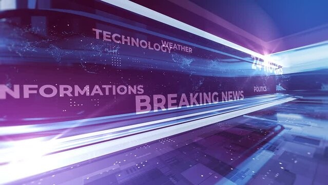 News 3d Animation Intro