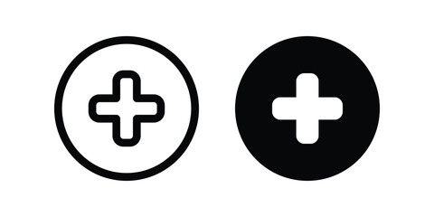 Obraz premium Add icon. flat illustration of vector icon