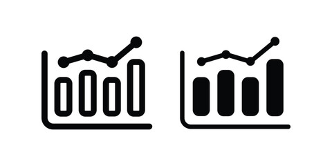 Analytics icon. flat illustration of vector icon