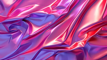 Obraz premium Bright holographic foil background, vivid multicolored and pastel trendy background