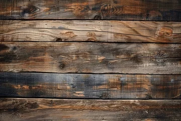 Foto op Aluminium Rustic barn wood texture Aged and weathered wooden planks © Bijac