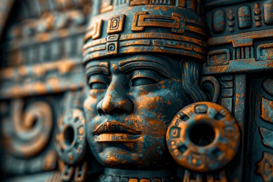 Aesthetic of Chuwen: Mayan Age Metals in Space Generative AI