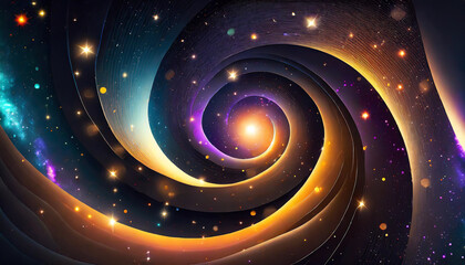 Spiral galaxy background