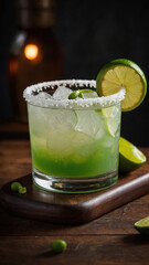 A classic Margarita cocktail made by a brilliant bartender.