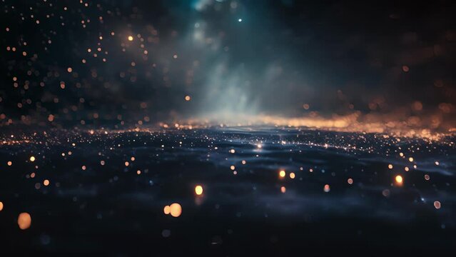 A dazzling expanse of shimmering speckles le and dance against an onyx backdrop creating an ethereal pathway through the boundless depths of the Stardust Voyage.