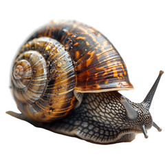 snail on transparent background