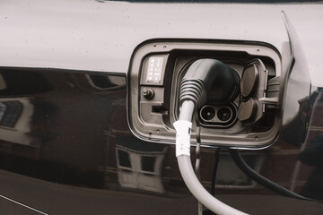 electric plug and cable,charging an electric car