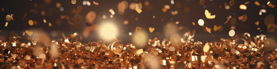 golden confetti