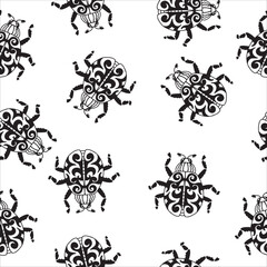 Butterfly moth pattern. Seamless vector. Heavenly magic abstract mystical design. Gothic drawing. black and white vector drawing, shit. Coloring book