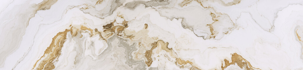 White marble pattern with gold inclusions