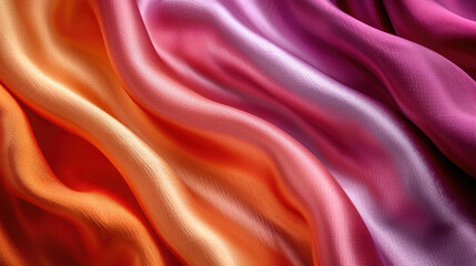 Silky Ribbon Twists Captured Against a Ribbon Background