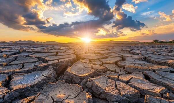 World day to combat desertification and drought concept