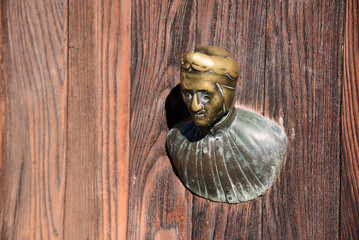 Venice, Italy - Architectural details, door knocker