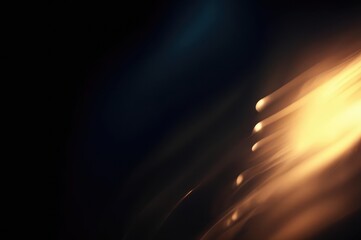 Abstract glow or flare on dark background