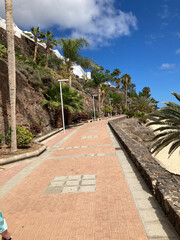 Blick über Morro Jable Strand, Jandia, Fuerteventura, Kanarische Inseln, Spanien