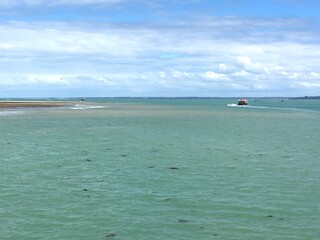 Areia Vermelha Sandbank in João Pessoa, Brazil
