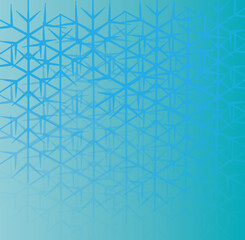 abstract blue background with snowflakes