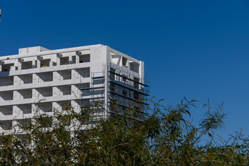 a residential complex is being built near the Mediterranean Sea 2