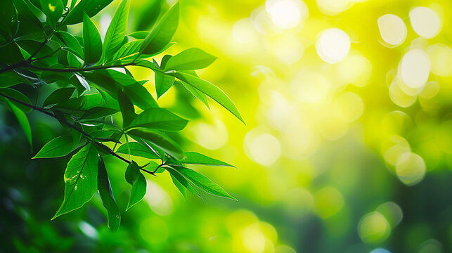 Beautiful fresh green closeup image.