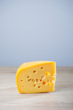 maasdam cheese, background with copy-space