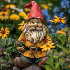 a garden doll
