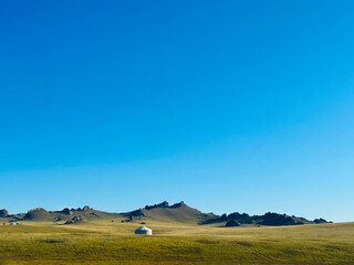 Obraz premium Grasslands, Mongolia