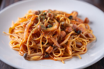 美味しそうなスパゲティ