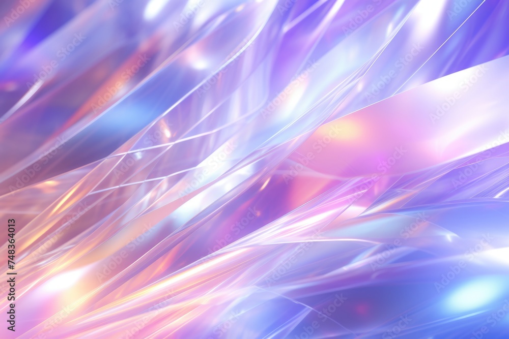 Poster abstract background of holographic light and flare