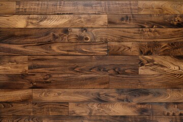Fototapeta premium Natural brown wood texture with dark pattern hardwood floor background.