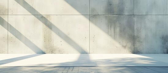 A man is skateboarding down a street next to a cement wall. He is actively maneuvering the...