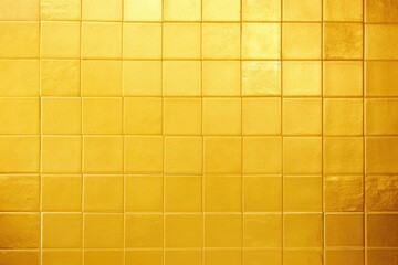 gold  gold  wall and floor gold yellow mosaic tiles texture background