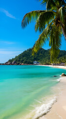 Serene Thai Beach Scene: Captivating Natural Beauty of Ao Thong Nai Pan, Koh Pha Ngan