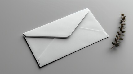 Christmas card with gift box and decorations