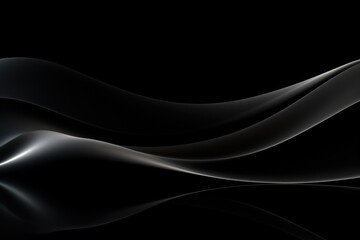 Modern Black Background Line Light Abstract