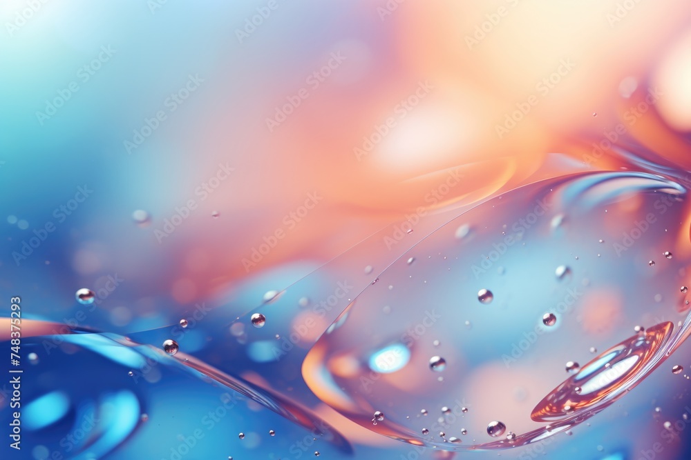Poster abstract holographic background with trending colors for greeting card.
