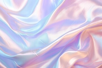 Abstract pastel holographic foil background.