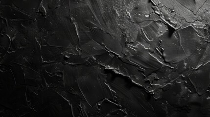 Fototapeta premium Black stone textured background detailed dark pattern wallpaper