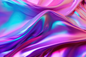 Obraz premium Iridescent vibrant liquid background texture