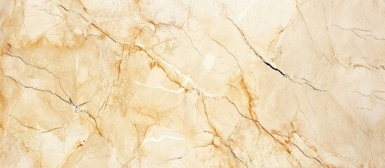 A high-resolution close-up of a beige marble textured surface, showcasing the intricate patterns...