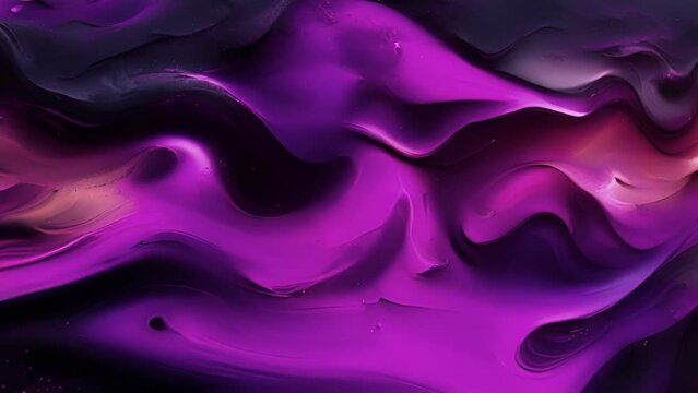 Texture of a surreal mixture of deep navy and vibrant fuchsia paint creating a dramatic and eyecatching contrast.