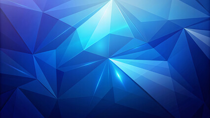 Blue Geometric Triangle Pattern Abstract Background