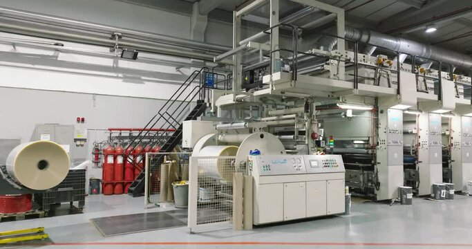 The Inside Scoop on Label Roll Production Process. The overall layout of the production factory.