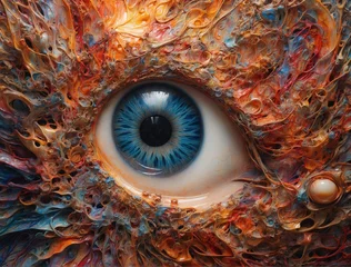 Möbelaufkleber eye of the person © Stacy