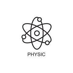 physic icon , chemistry icon vector