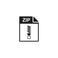 zip icon , document icon vector